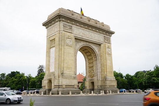Arch of Triumph in Bucharest, Romania
