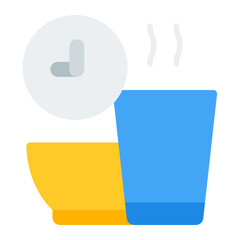 Lunch Break flat icon