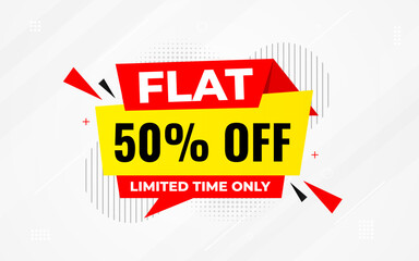 Sale Discount tag set with different percent. Promo price tag design. Product discount festival label collection. Super Sale promotion banner template. Flat sale Vector Illustration.