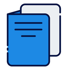 Invitation filled line icon