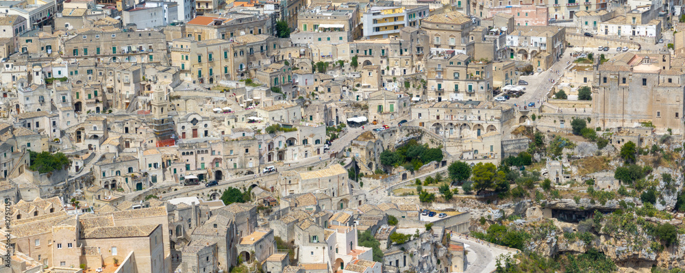 Sticker Aerial View - Sassi di Matera, Italy