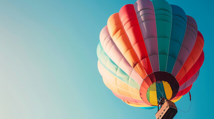 Hot air balloon. - Powered by Adobe