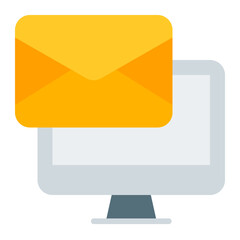 Email Computer flat icon