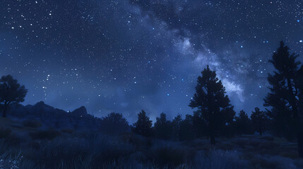 Sky with stars, background, wallpaper.
