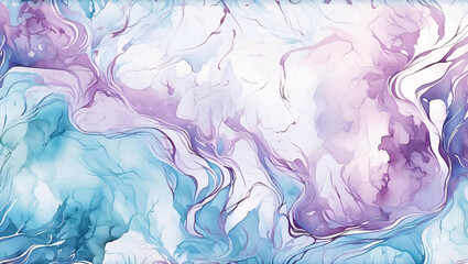 Watercolor background with a marble texture
