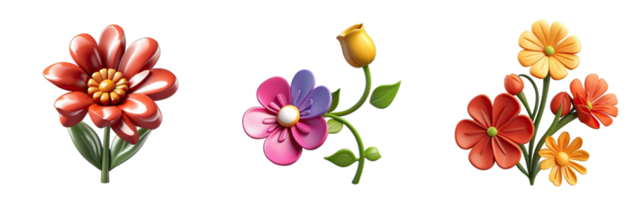 flower isolated on transparent background