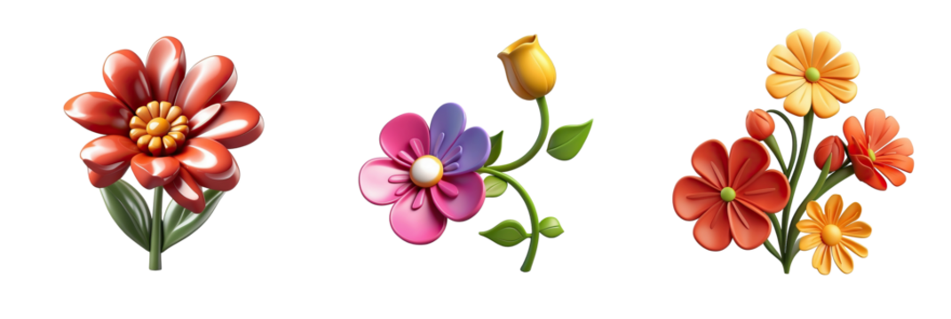 flower isolated on transparent background