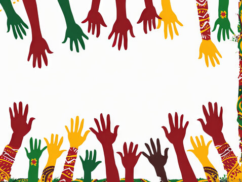 Juneteenth holiday background graphics template