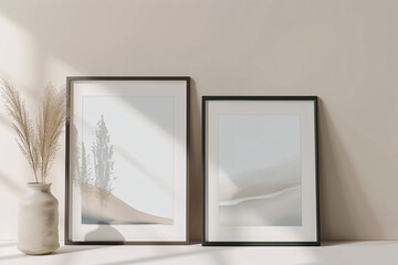 frame mockup on wall, poster mockup, frames
