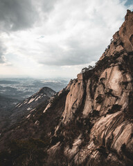 rock in the mountains