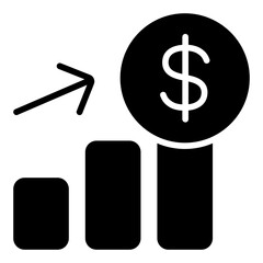 Money Flow glyph icon