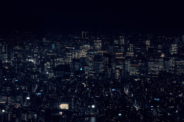 Tokyo city by night