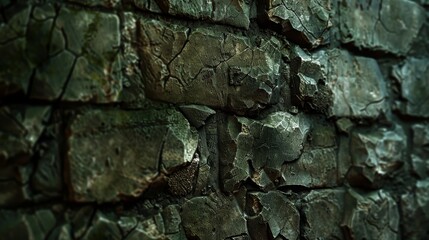 Textured Weathered Brick Wall Close-Up for Architectural Design, Background, and Stock Photography