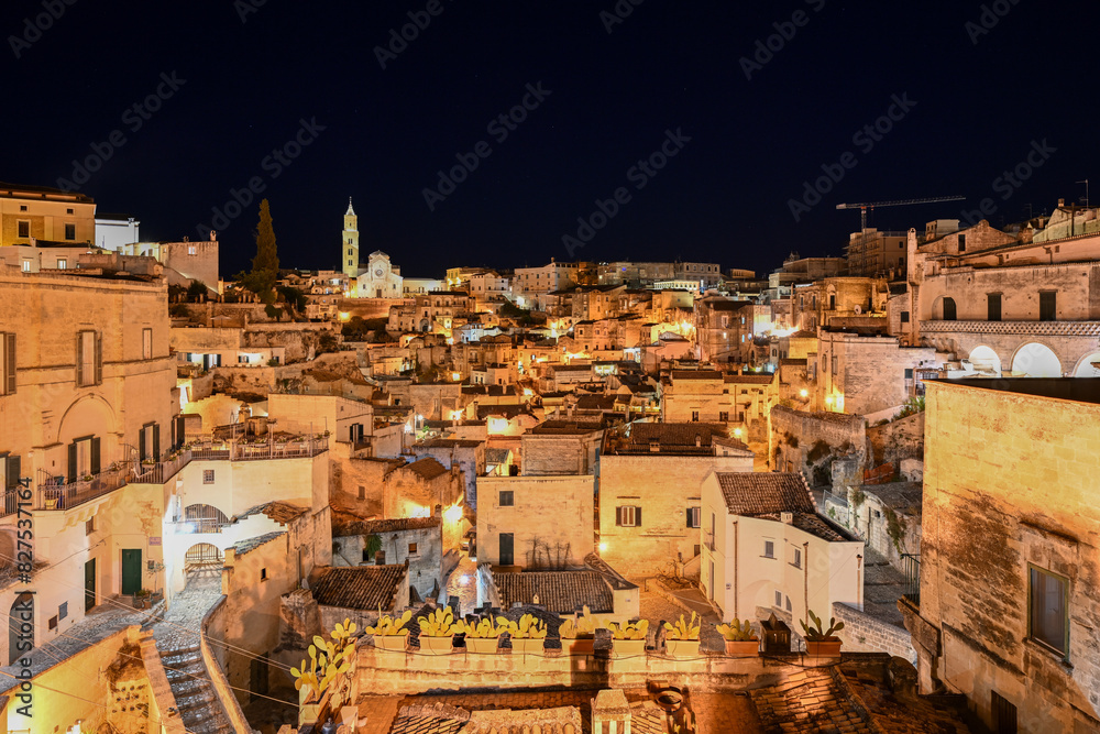 Sticker Cityscape - Matera, Italy