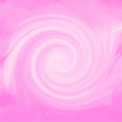 Abstract swirl pink white simple soft watercolor background design