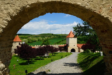 Gate to Rupea Citadel, Transylvania, Romania