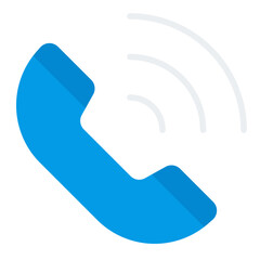 Obraz premium Telephone Call flat icon