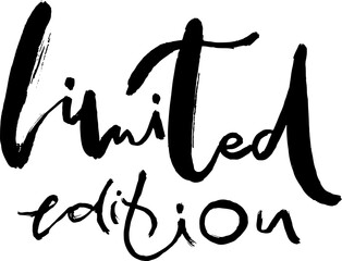 Limited Edition Modern Lettering Design.