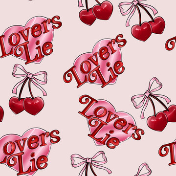 hand drawn illustrated retro vintage coquette heart on neutral background 