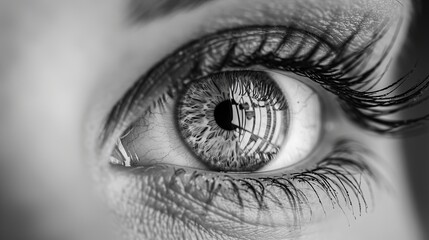 Capture the essence of the eye as a defender of security