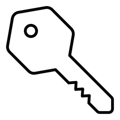 Keys line icon