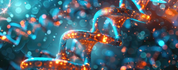 Gene variant analysis under microscope close up theme genetic insights surreal Composite advanced lab