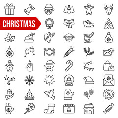 Christmas icon. Christmas icon set. Xmas decoration.