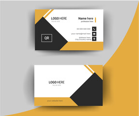 creative modern name card and business card. Business Card Layout.