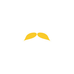 Moustache cartoon vector illustration