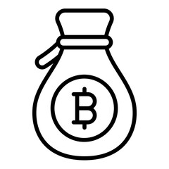 Money Bag line icon