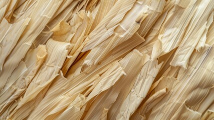 Texture of Dried Corn Husk in Close-Up for Natural and Organic Design Projects