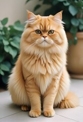 Persian golden cat