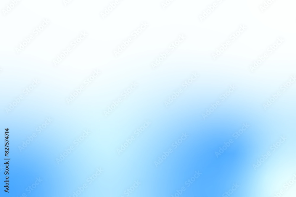 Wall mural abstract blue gradient effect on transparent background design element copy space