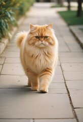 Persian golden cat