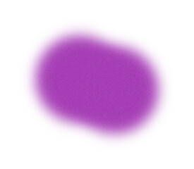 Purple blurry shape isolated on transparent background, design element