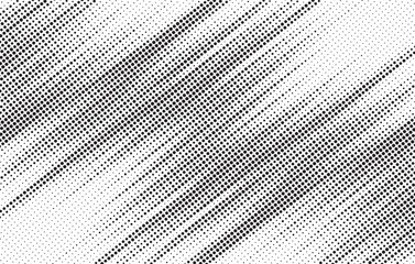 Monochrome printing raster, abstract vector halftone background. Black and White Dots background. black and white halftone speed pattern background