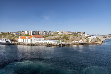 Obraz premium Arrives Kristiansund by coastal route - Innlandet island