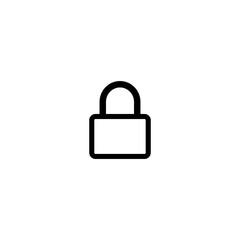 vector lock icon 