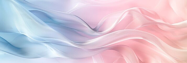 Fototapeta premium Gradient graphic in spring light pink and blue