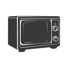 Silhouette microwave black color only