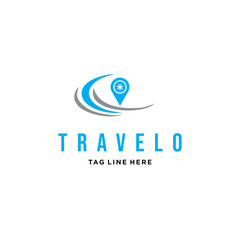 Travel Agency Logo Vector and Travel symbol logo template Logo Vector icon
