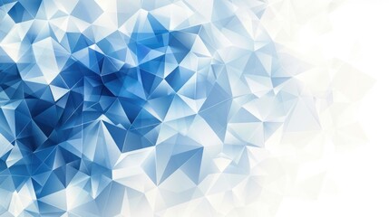Obraz premium A blue and white geometric background 