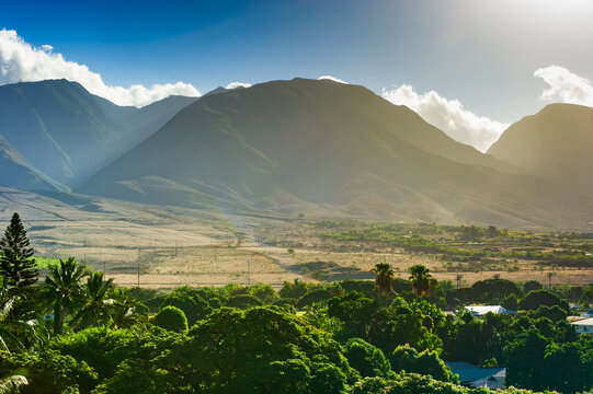 A view of the Lahaina Coastline in Maui in 2010