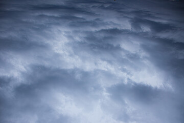 dark rain clouds, stormy sky concept,