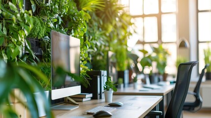 Modern office using green computing technology