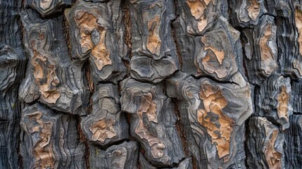 Texture of Wood Trunk of a Tree