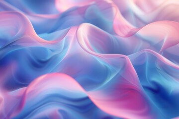 Obraz premium Three dimensional render of wavy pattern.