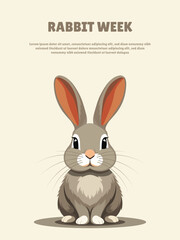 Rabbit Week background.