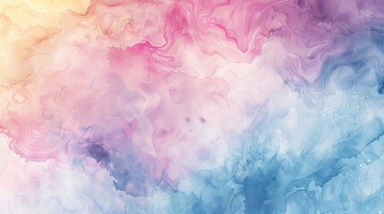 Fototapeta premium Pastel watercolor patterned background