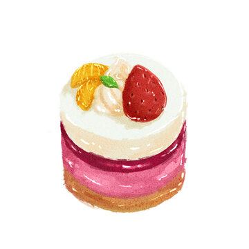 Sweet cake illustration 
